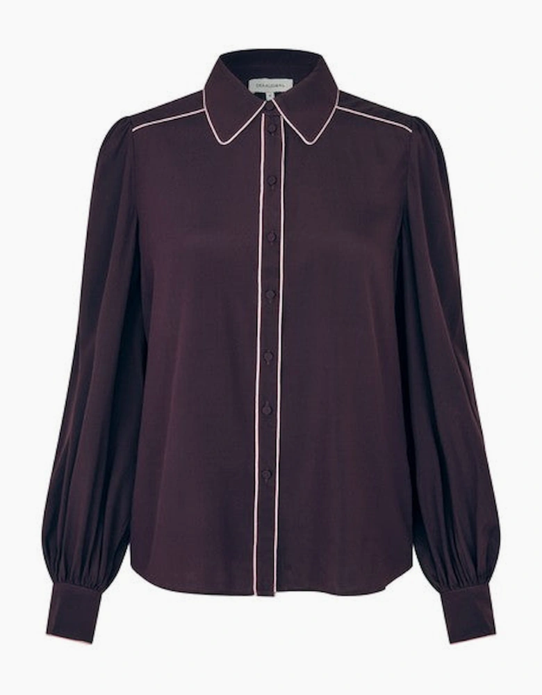 Umasdea shirt in berry wine