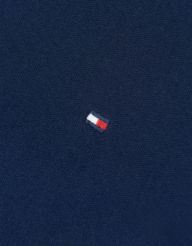Tommy Hilfiger Boys Tape Detail Pique T-Shirt in Navy