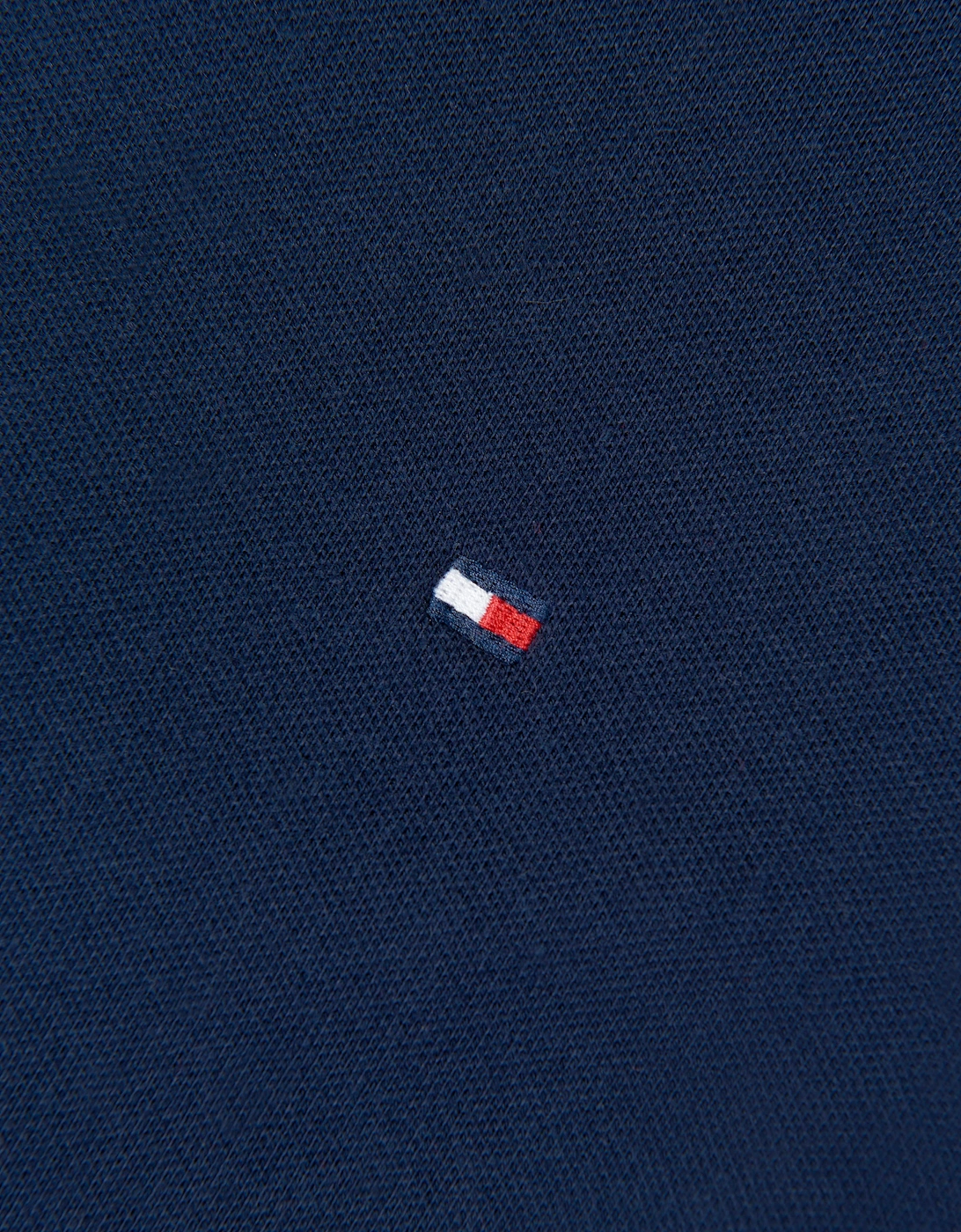 Tommy Hilfiger Boys Tape Detail Pique T-Shirt in Navy