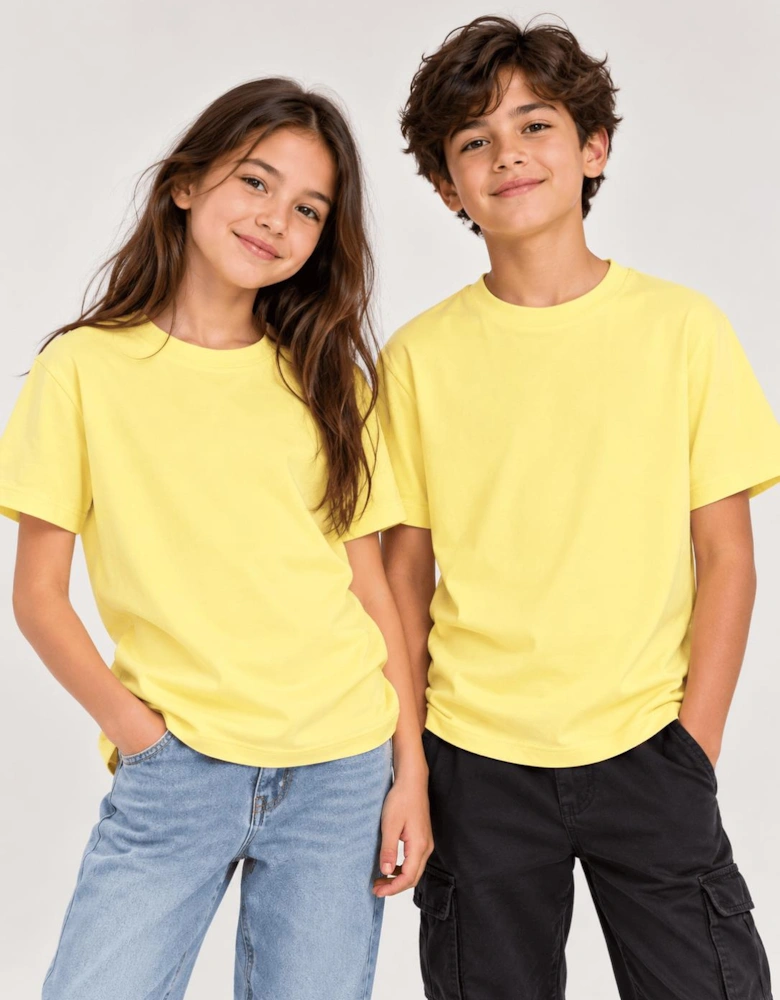 Childsplay Basics Kids Oversized T-Shirt in Yellow