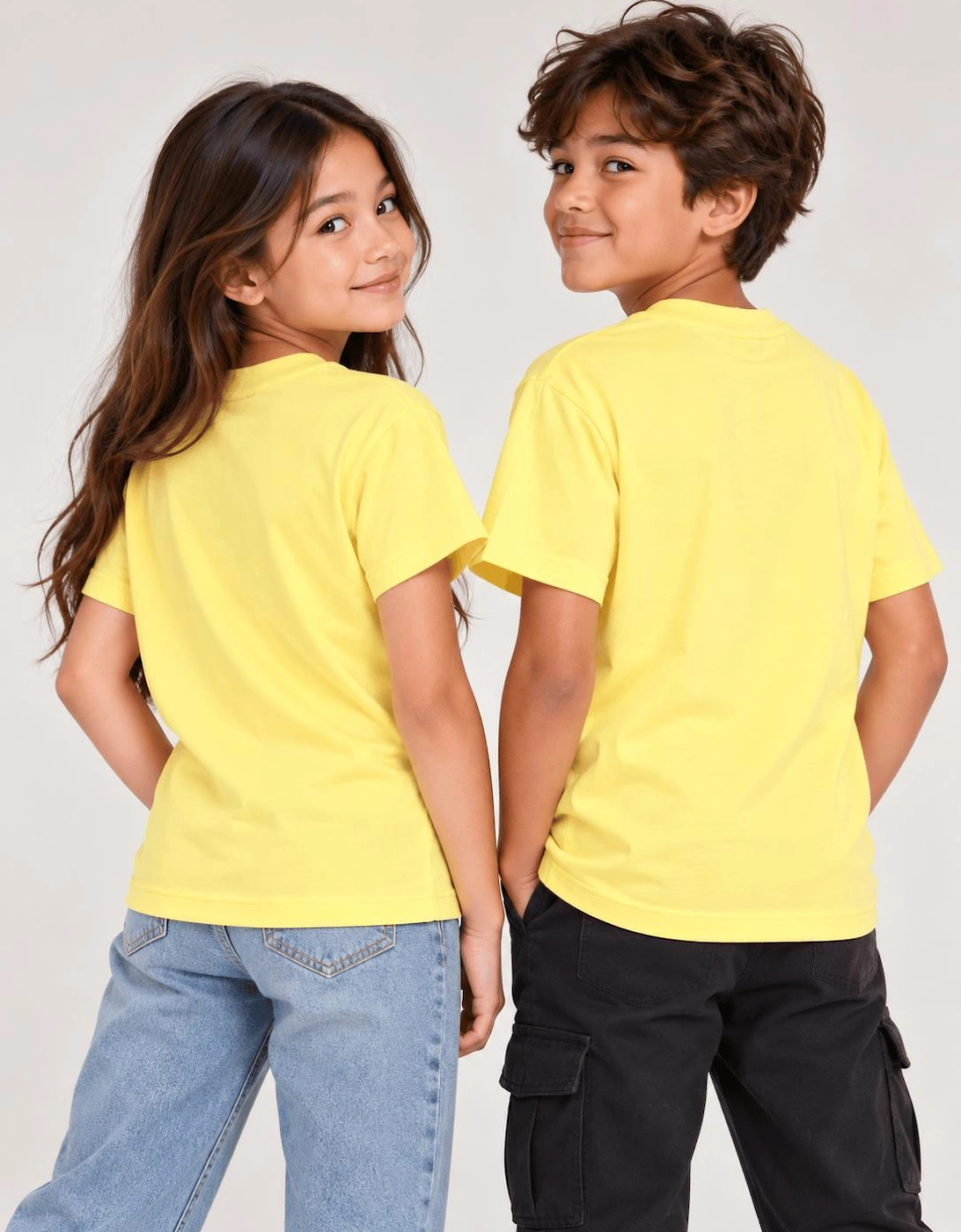 Childsplay Basics Kids Oversized T-Shirt in Yellow