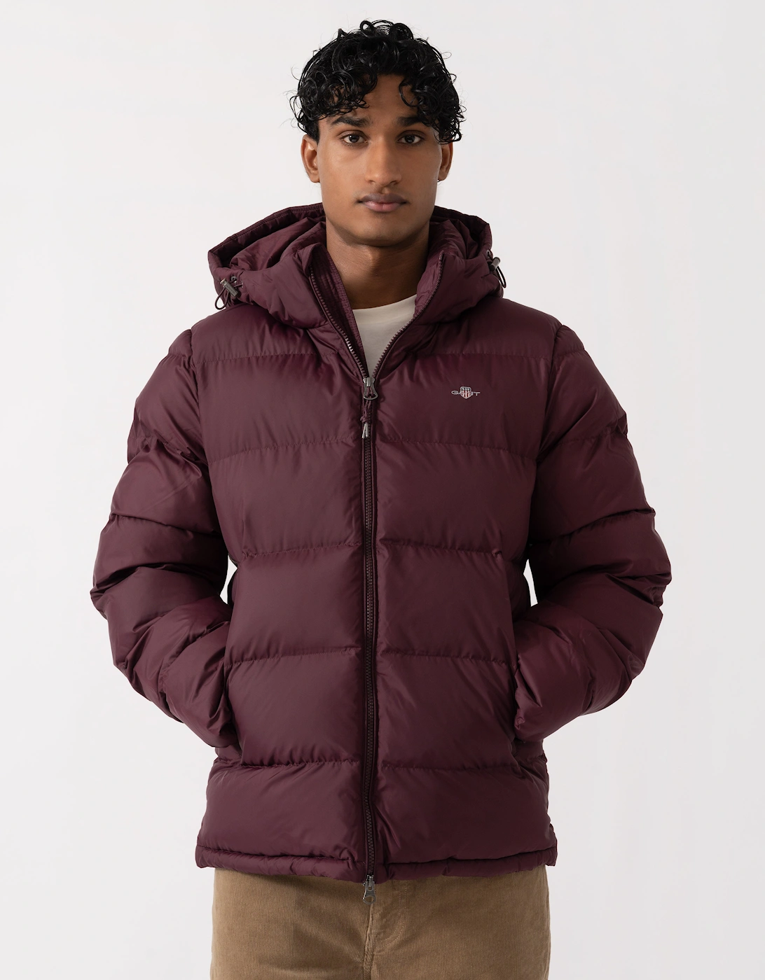 GANT Mens Active Cloud Jacket - 667 Darkened Wine