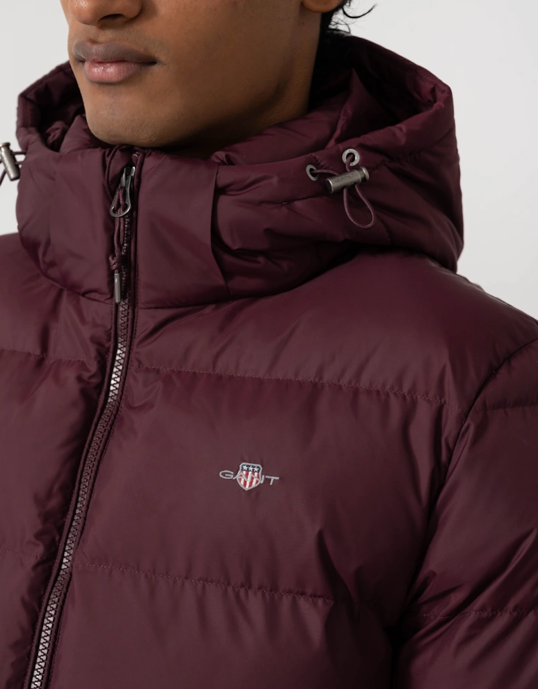 GANT Mens Active Cloud Jacket - 667 Darkened Wine