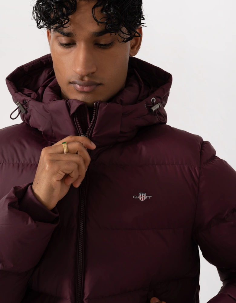 GANT Mens Active Cloud Jacket - 667 Darkened Wine