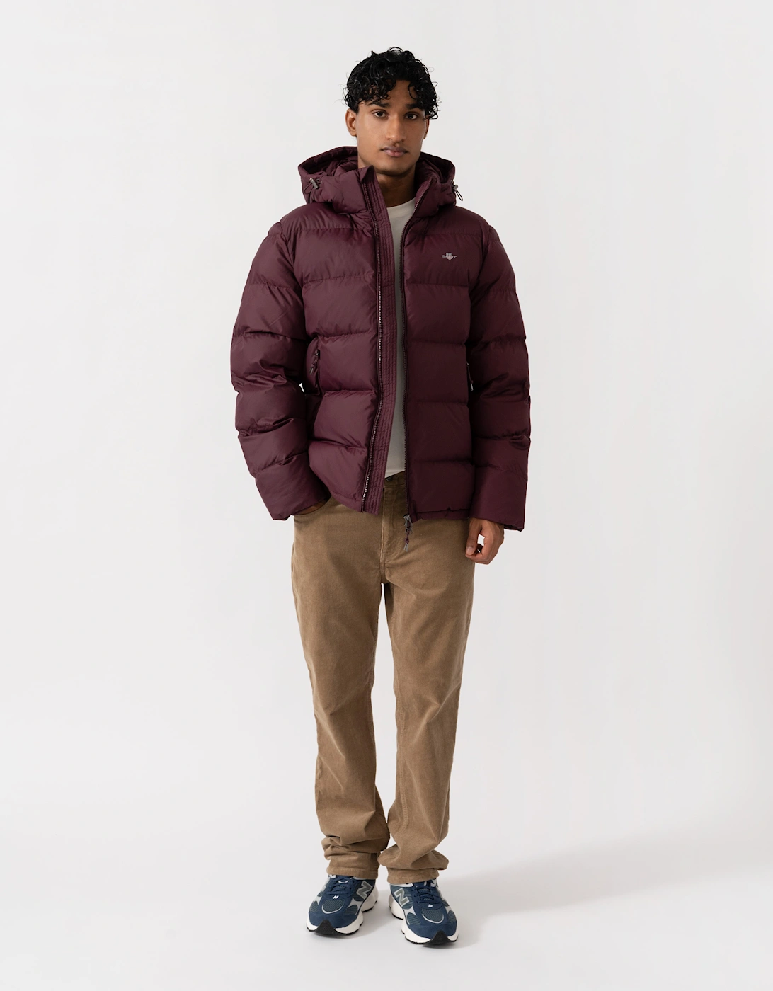 GANT Mens Active Cloud Jacket - 667 Darkened Wine