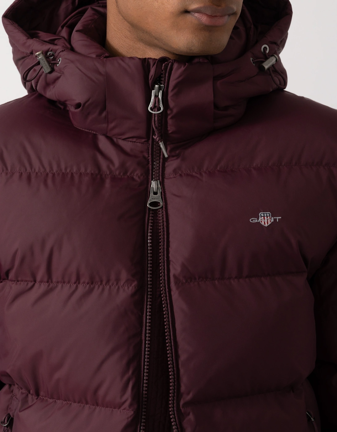 GANT Mens Active Cloud Jacket - 667 Darkened Wine