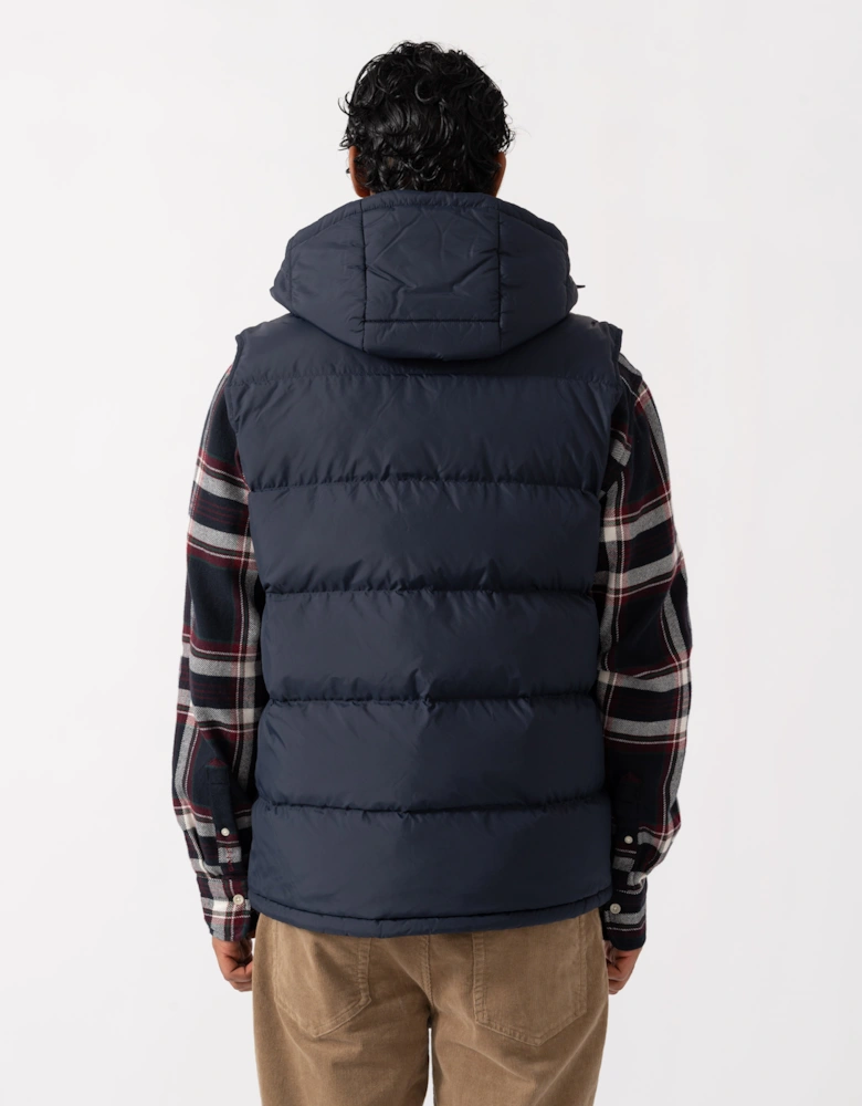 GANT Mens Active Cloud Vest - 433 Evening Blue