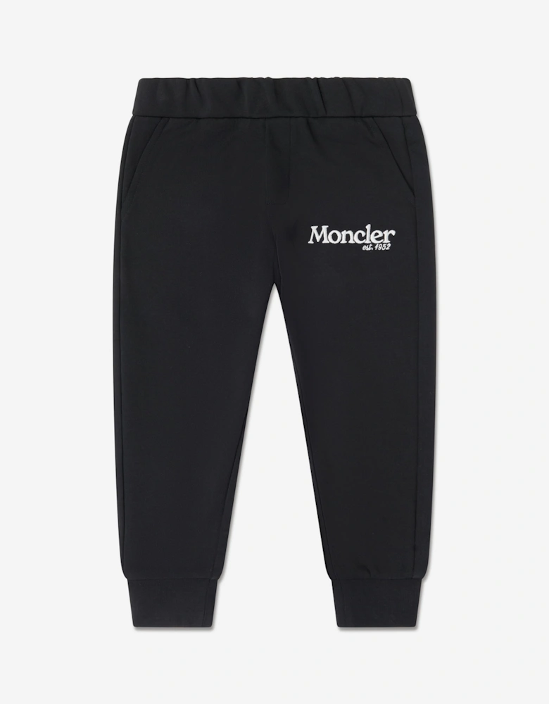 Moncler Enfant Boys Logo Joggers in Black