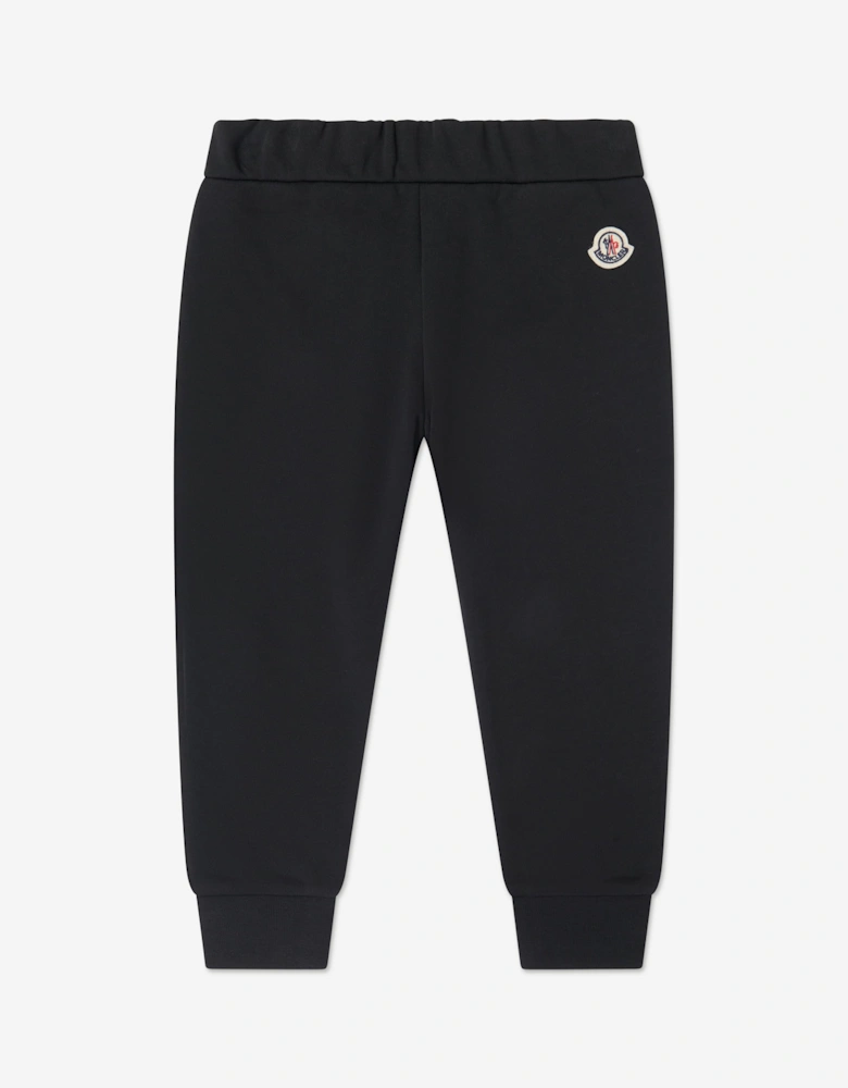 Moncler Enfant Boys Logo Joggers in Black