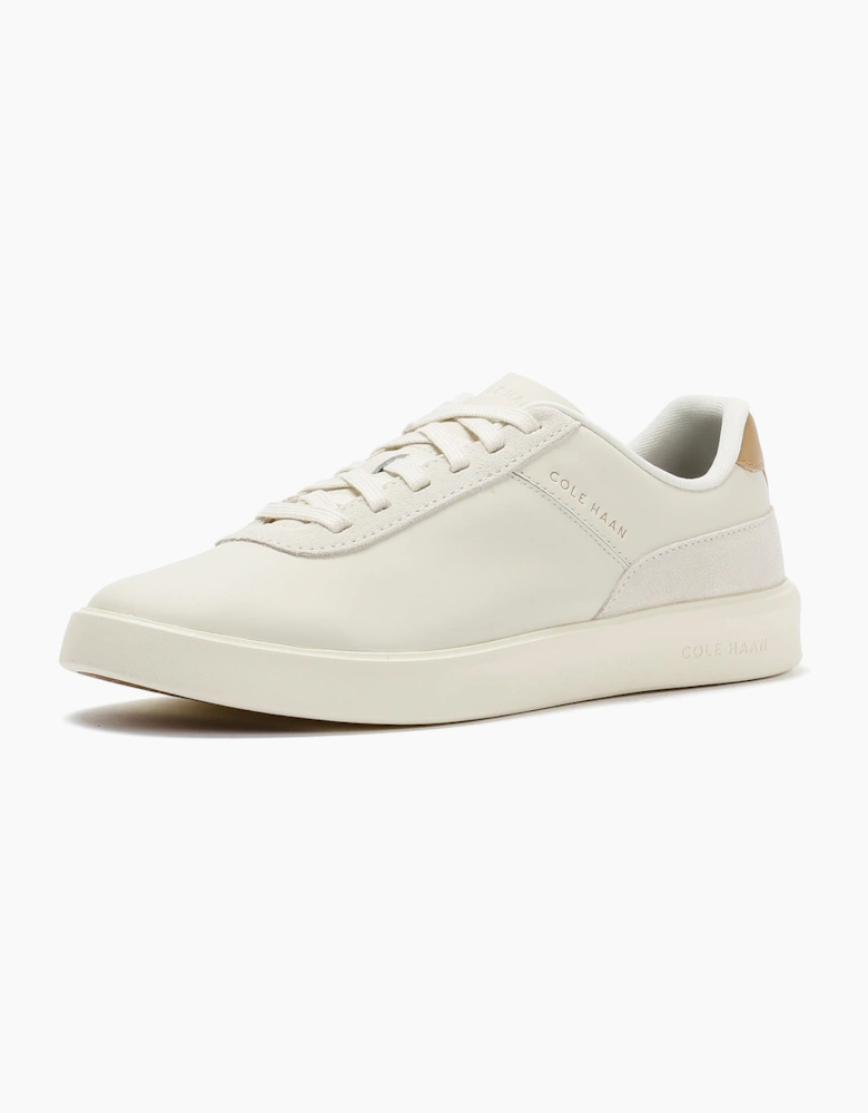 Cole Haan Grand Crosscourt Packaway Leather Men's Ivory Trainers