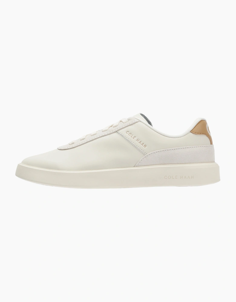 Cole Haan Grand Crosscourt Packaway Leather Men's Ivory Trainers