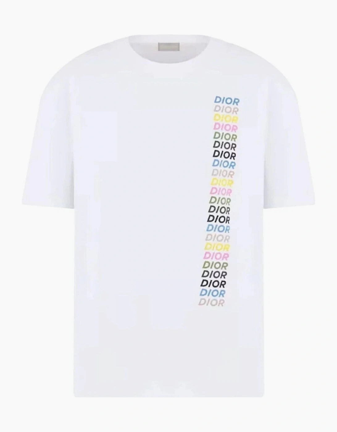DIOR MULTI LOGO TEE WHITE