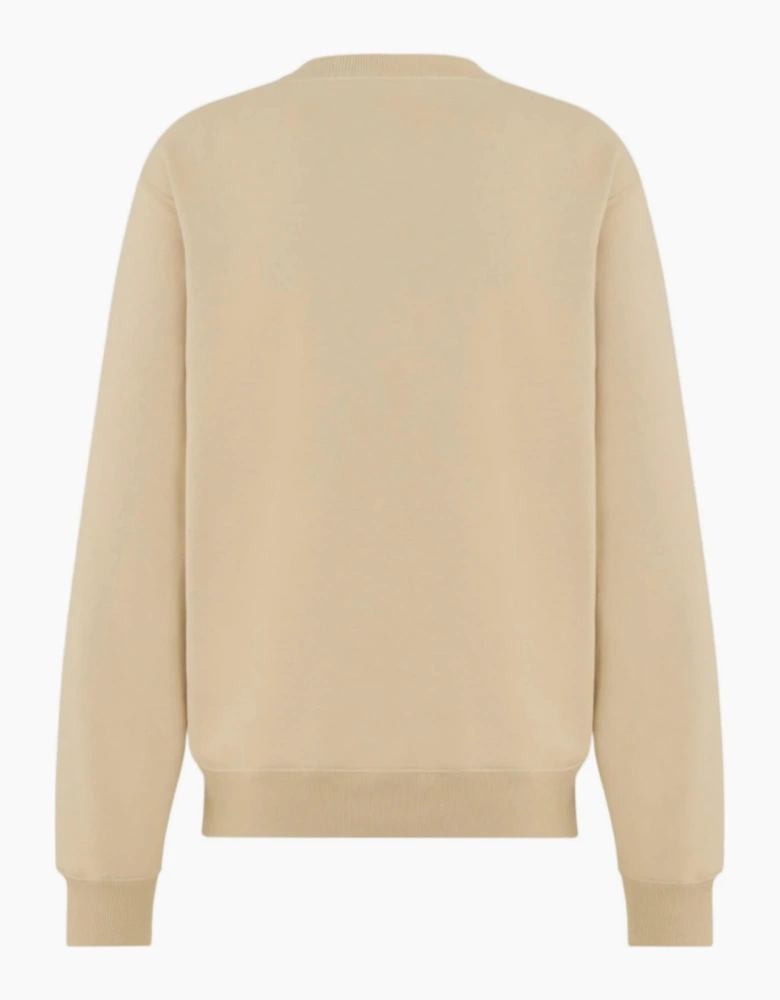 DIOR COUTURE PLAQUE SWEATSHIRT SAND