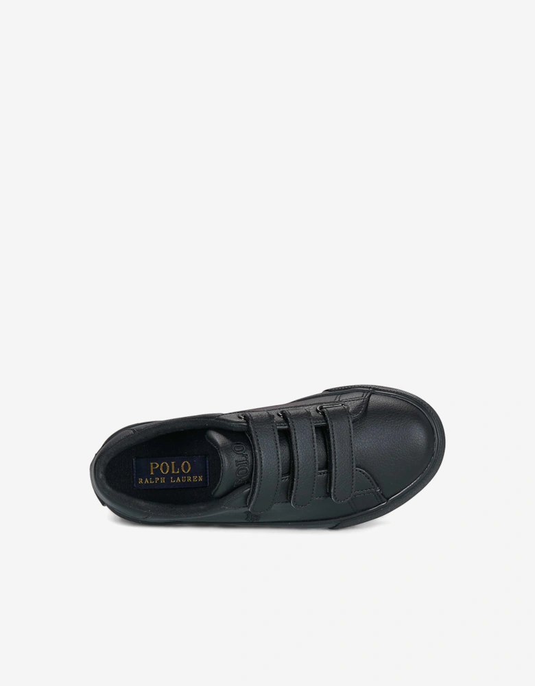 Ralph Lauren Kids Easten EZ Trainers in Black