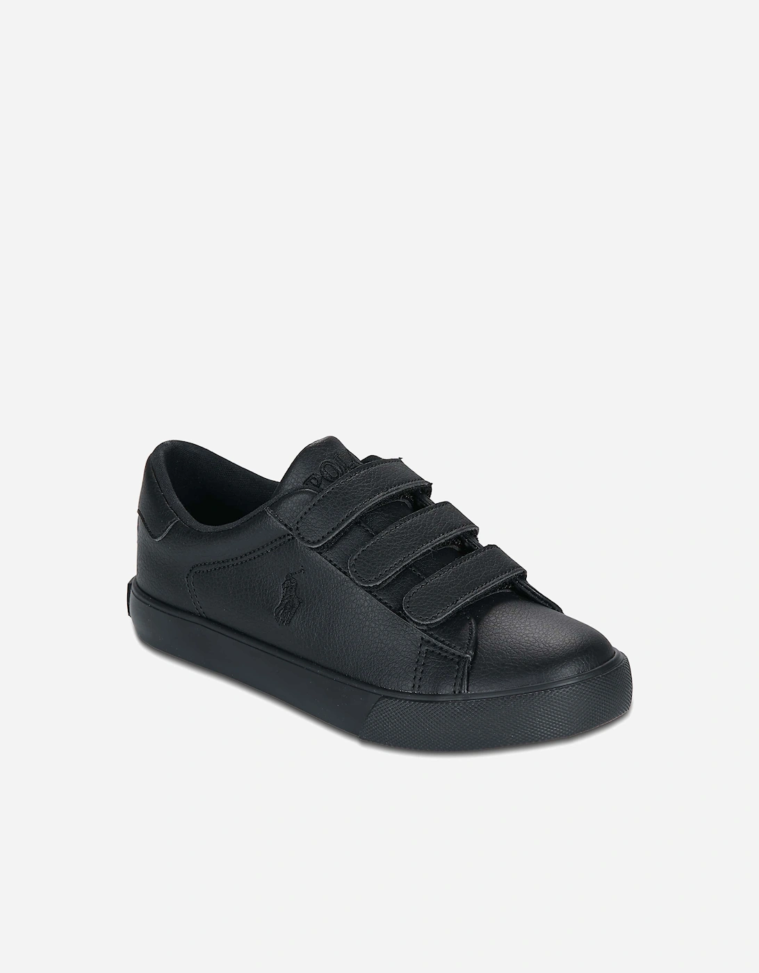 Ralph Lauren Kids Easten EZ Trainers in Black