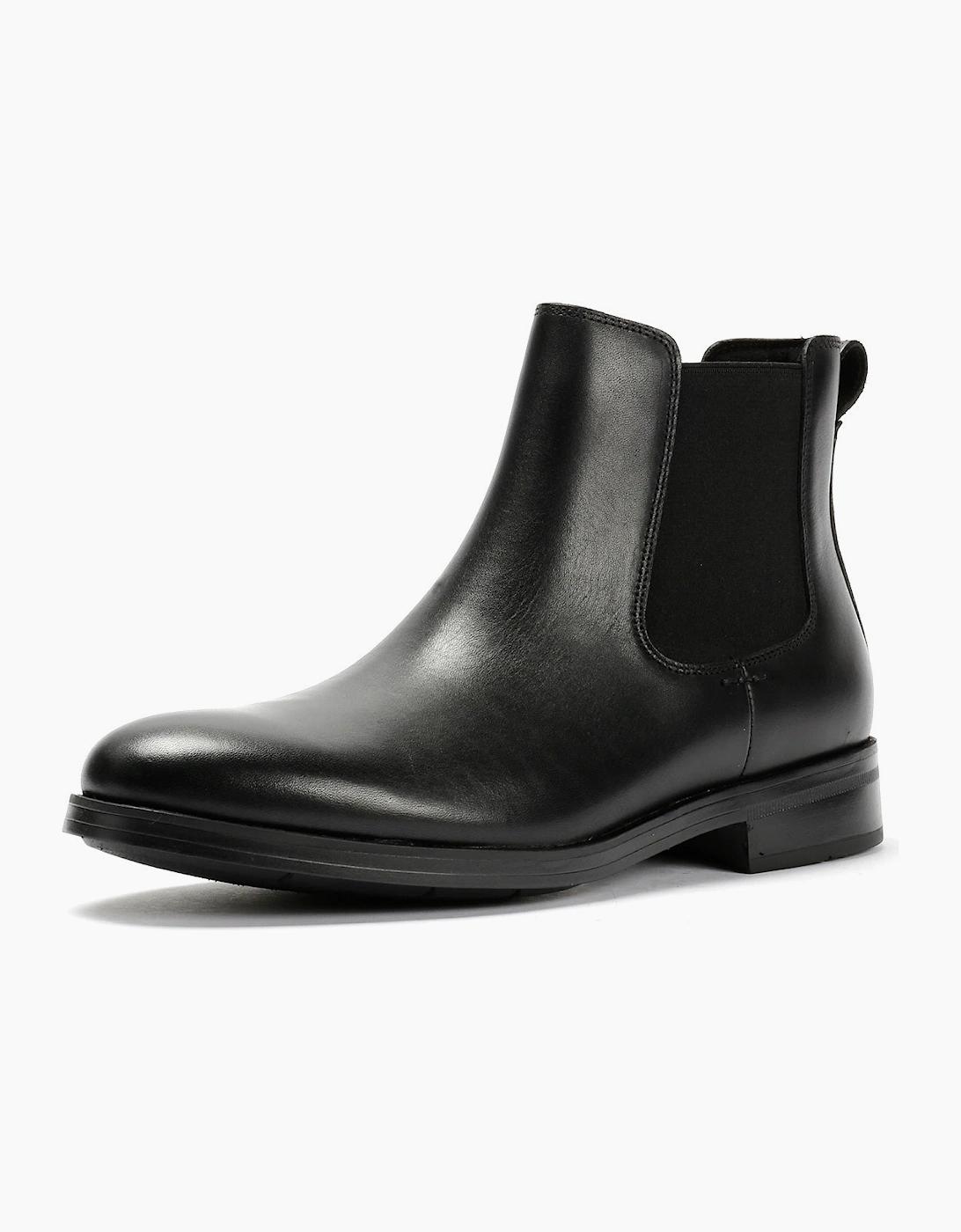 Cole Haan Newmark Grand Leather Men's Black Chelsea Boots