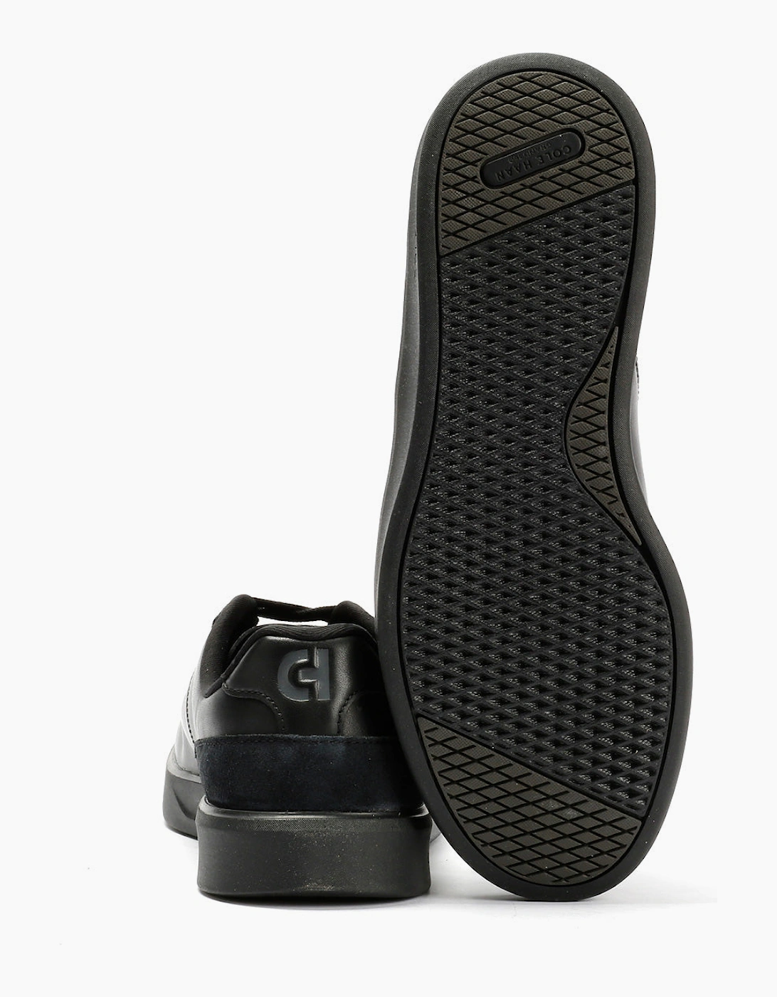 Cole Haan Grand Crosscourt Packaway Leather Men's Black Trainers