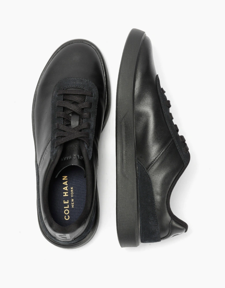 Cole Haan Grand Crosscourt Packaway Leather Men's Black Trainers