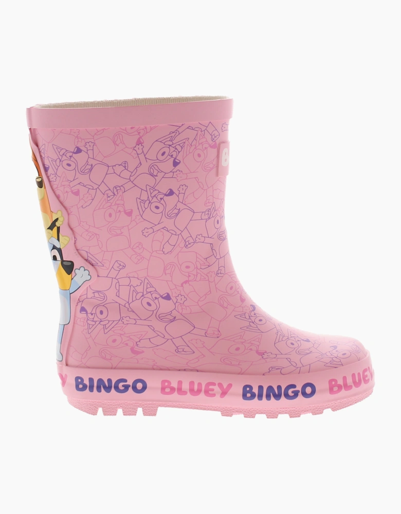 Bluey Girls Wellies Bluey Bingo Pb Welly pink UK Size