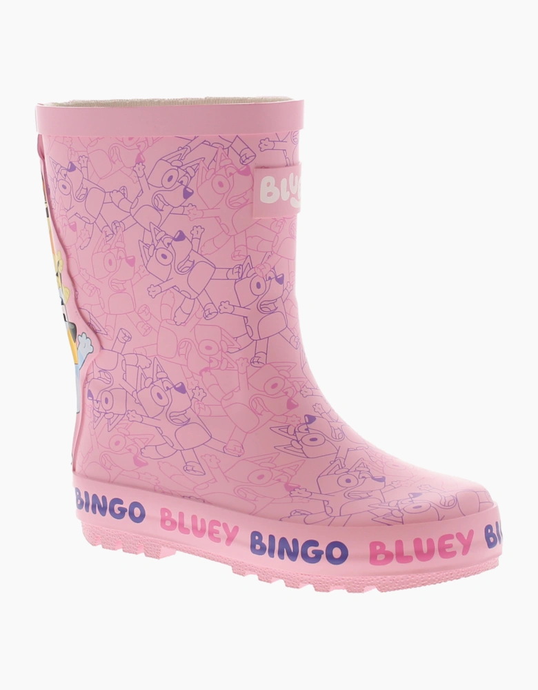 Bluey Girls Wellies Bluey Bingo Pb Welly pink UK Size