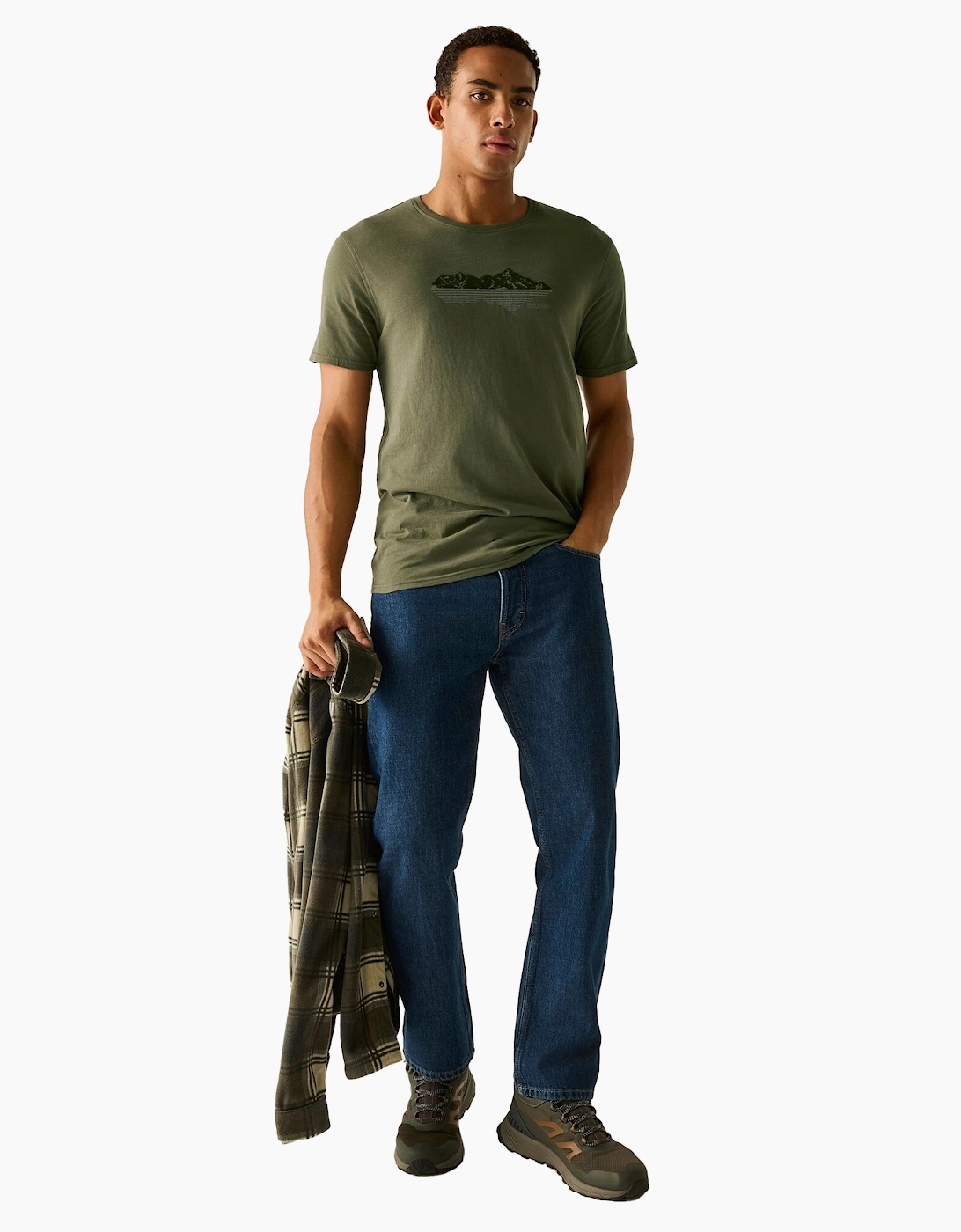 Regatta Mens Cline IX Mountain Reflection T-Shirt