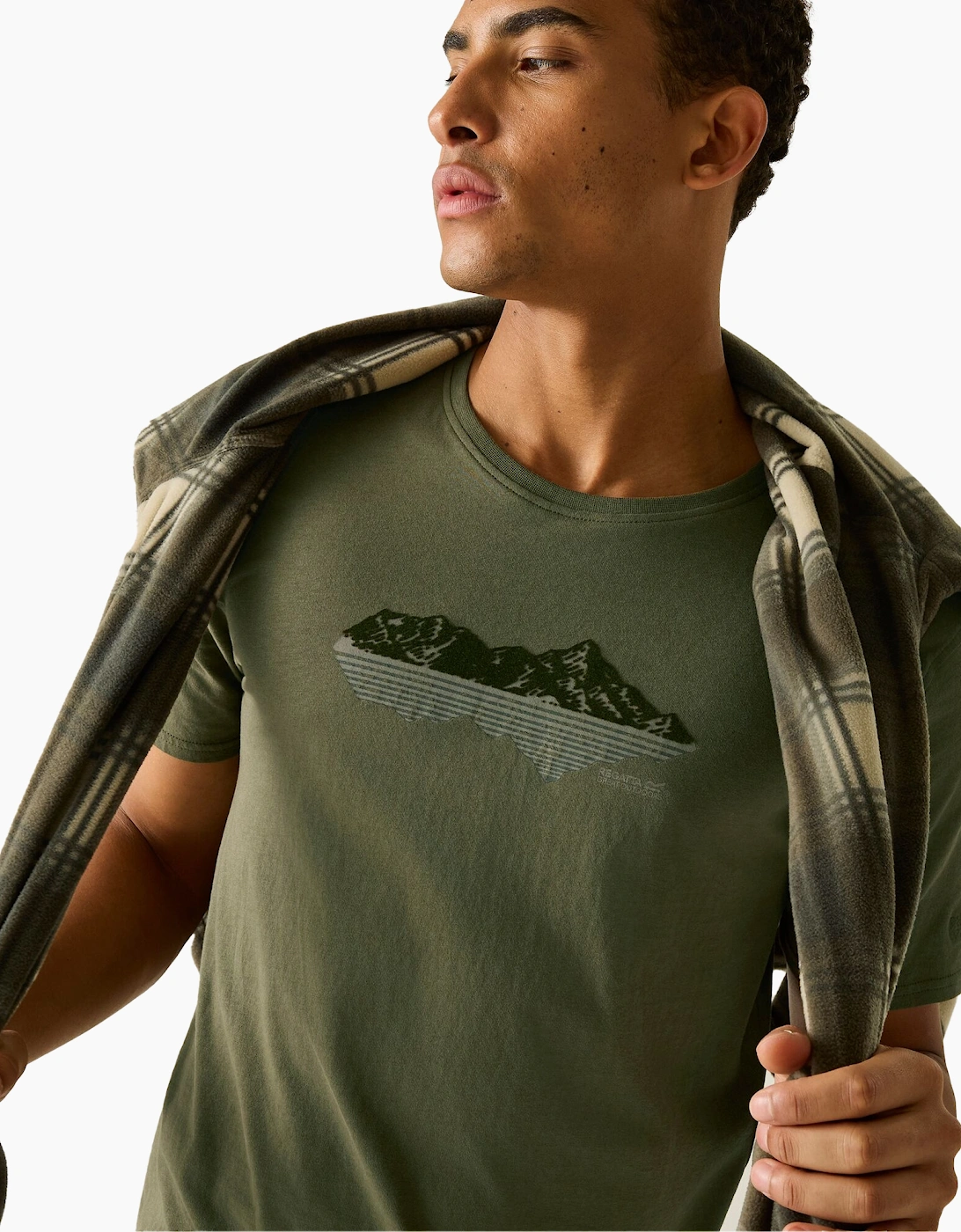 Regatta Mens Cline IX Mountain Reflection T-Shirt
