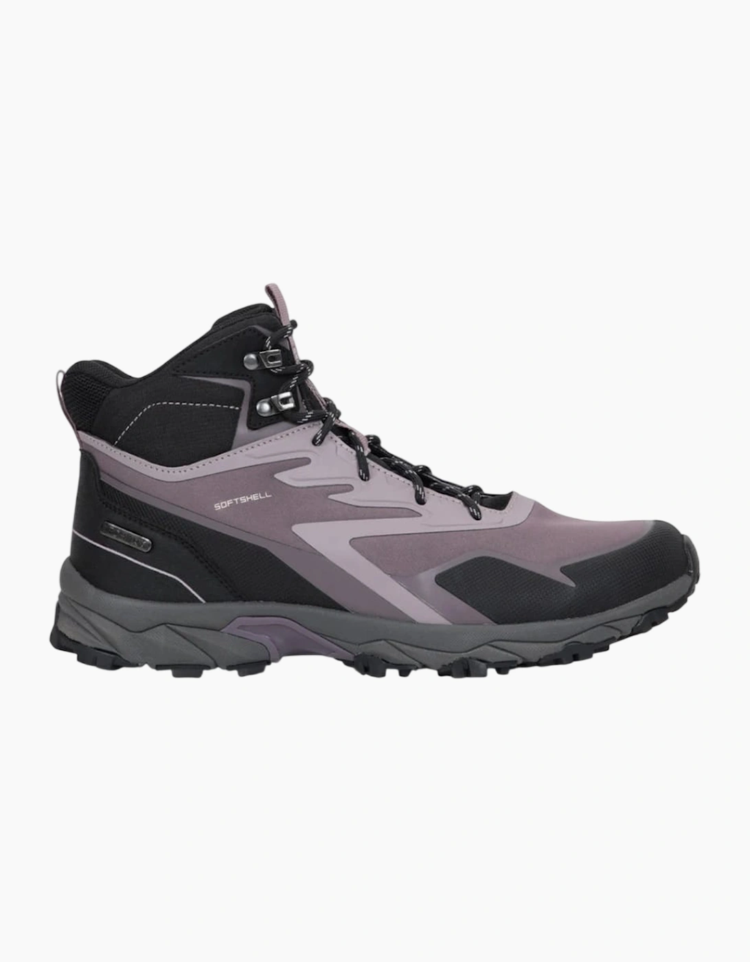 Women's Mountain Warehouse Womens/Ladies Trek Softshell Walking Boots - Purple - Size: 8 uk