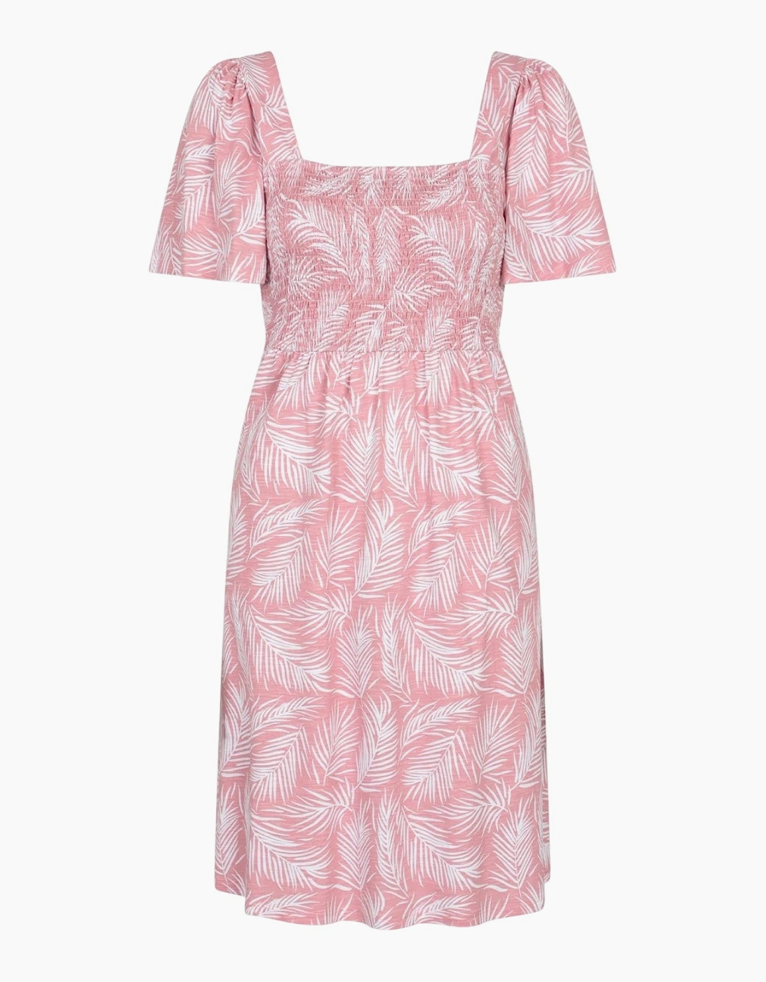 Mountain Warehouse Womens/Ladies Hydra Palm Leaf Shirred Dress