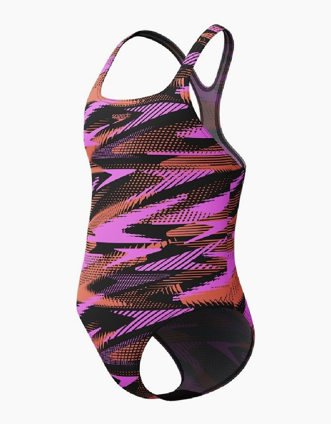 Speedo Girls Hyperboom Medalist All-Over Print One Piece Swimsuit