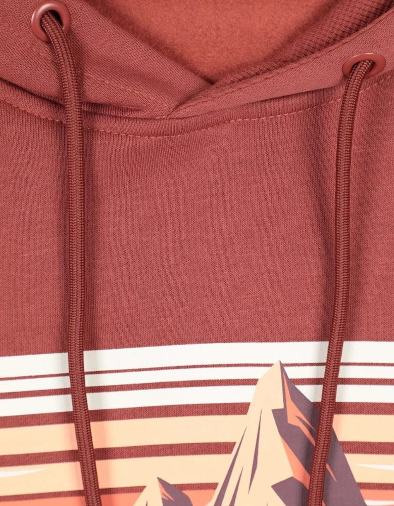 Mountain Warehouse Mens Mountain Scene Hoodie