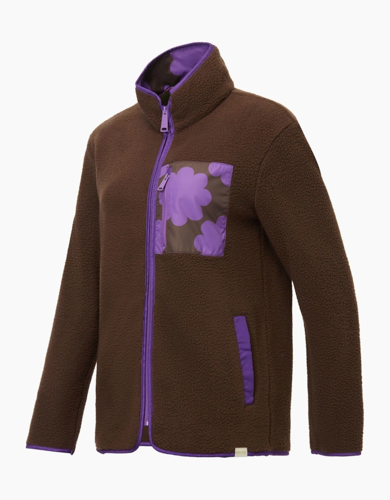Regatta Womens/Ladies Orla Kiely Sun Daisy Borg Full Zip Fleece Jacket