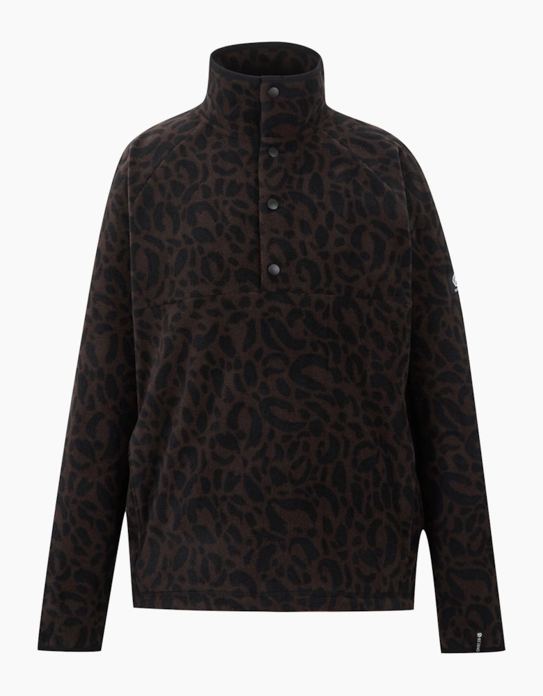 Dare 2B Womens/Ladies Leopard Print Fleece Top
