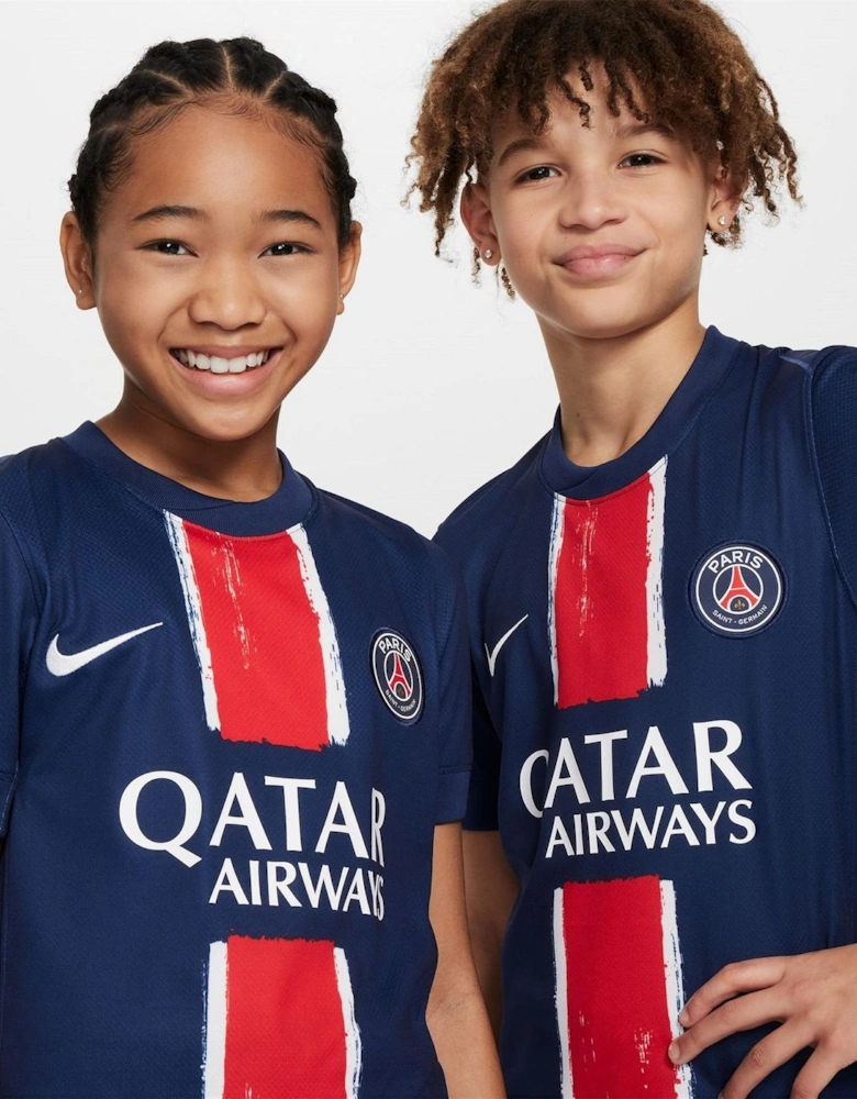 Paris Saint Germain Home Shirt 2024 2025 Juniors