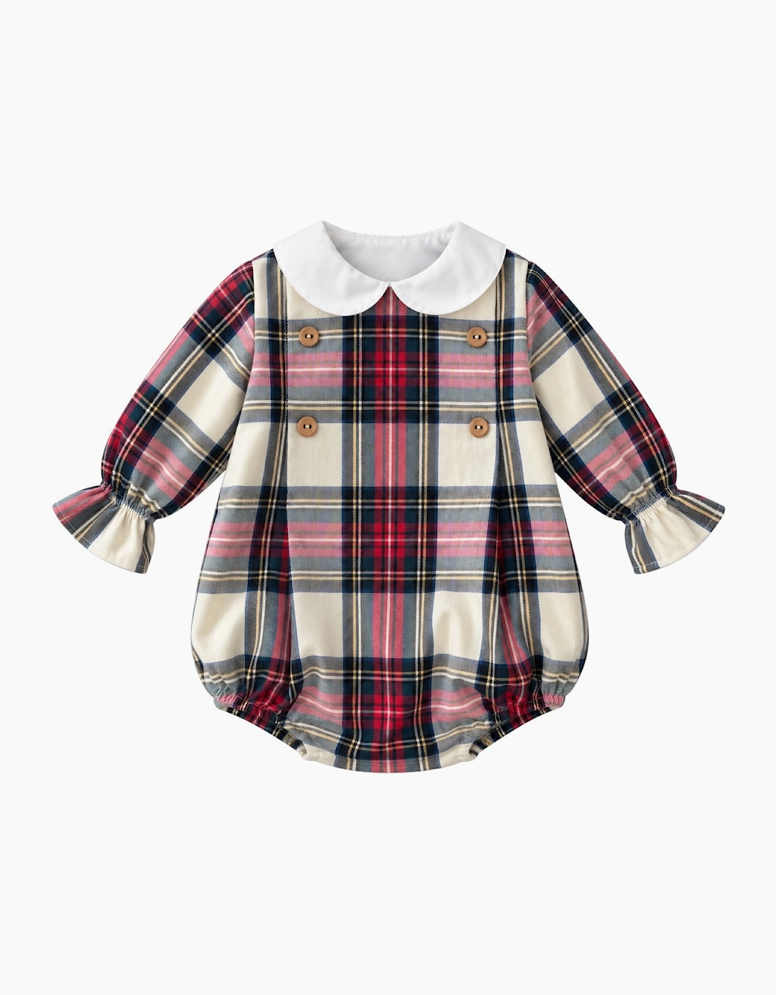 Boys Tartan Romper