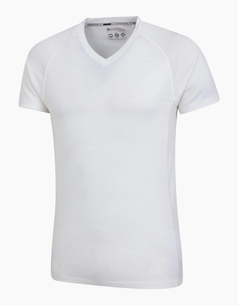 Mountain Warehouse Mens Summit Merino Wool Thermal Top