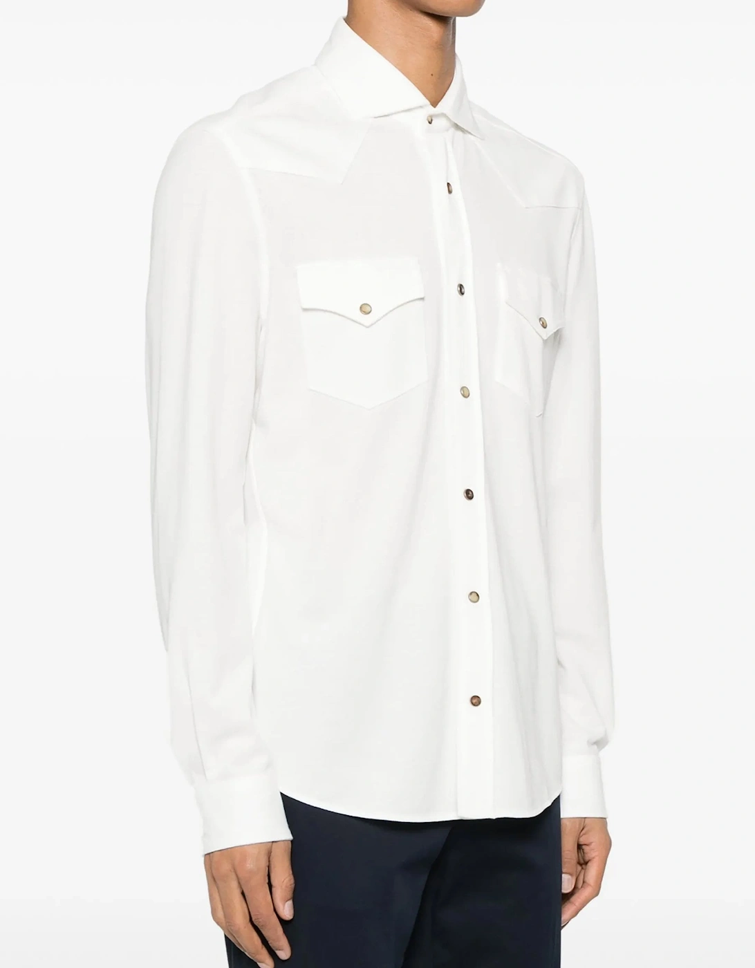 Western Cotton Shirt Cream