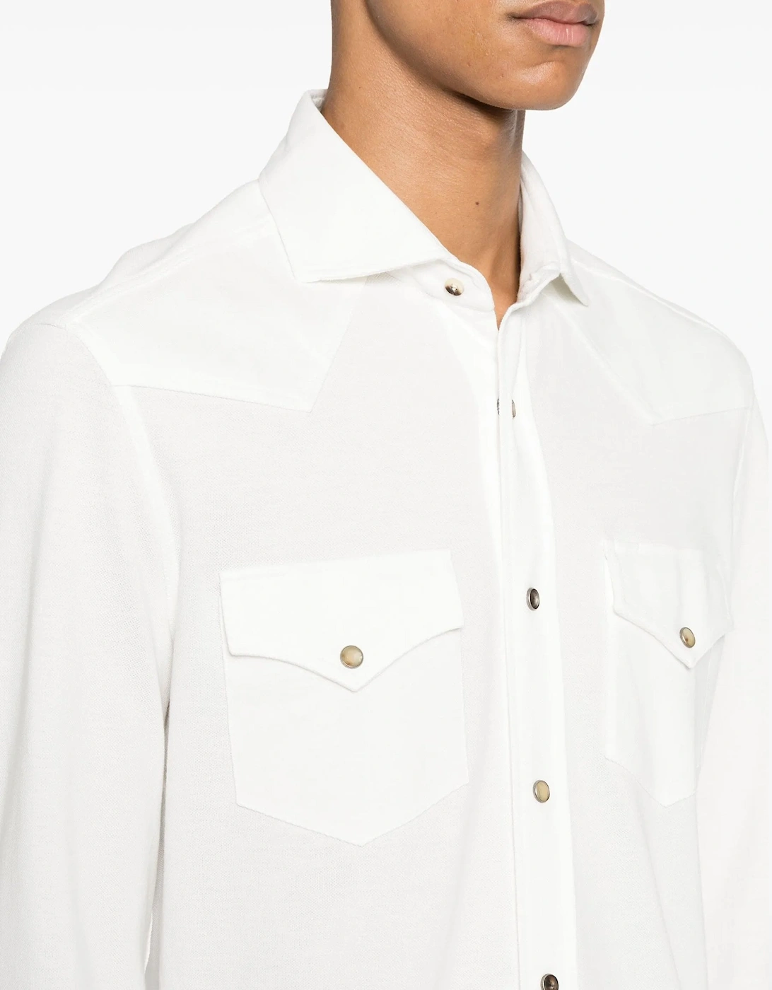 Western Cotton Shirt Cream
