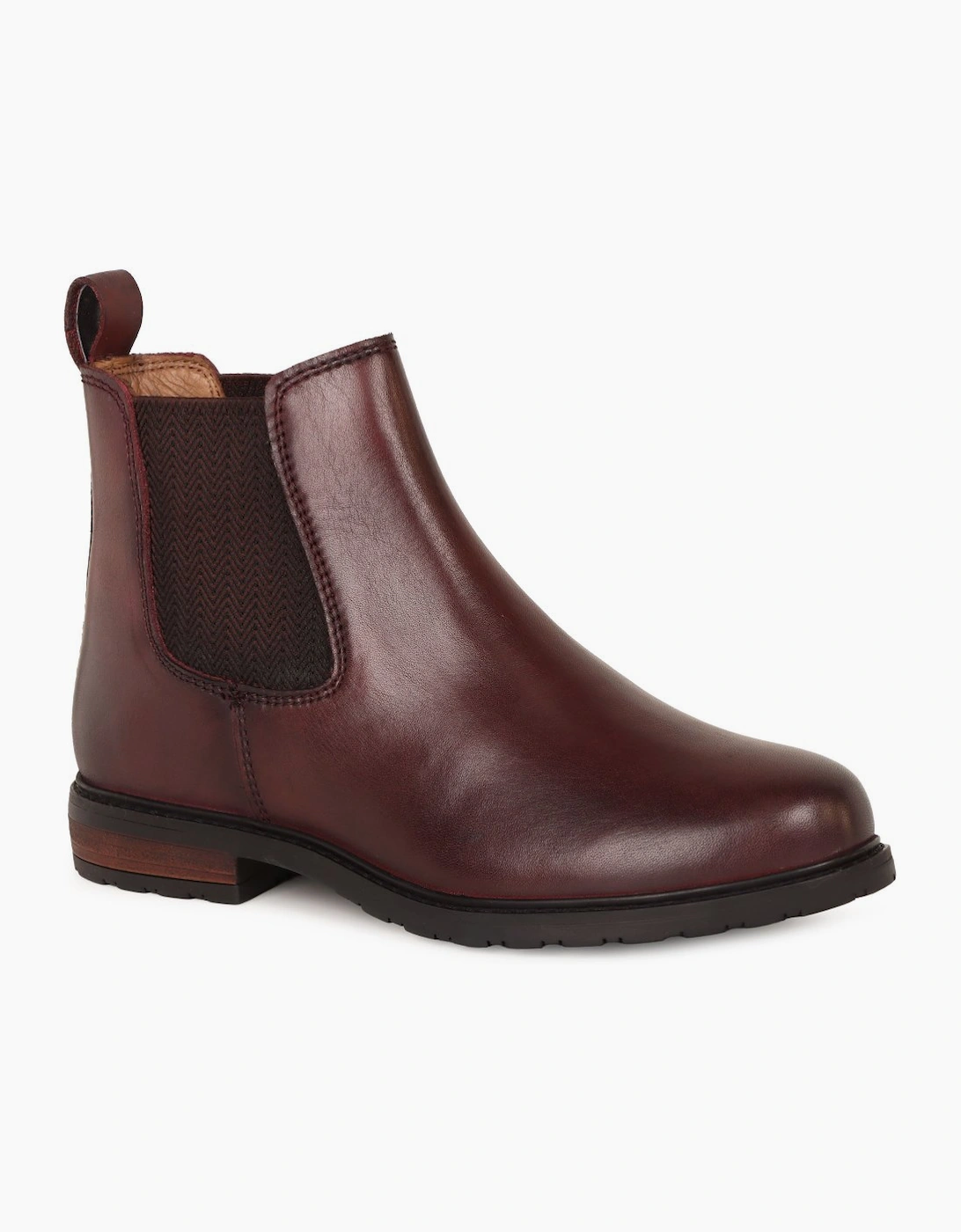 Jones Bootmaker Women's Burgundy Mayah Chelsea Boots Colour: : Size 4 - Image 2