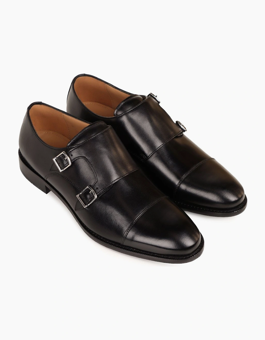 Nathaniel Mens Double Monk Strap Shoes