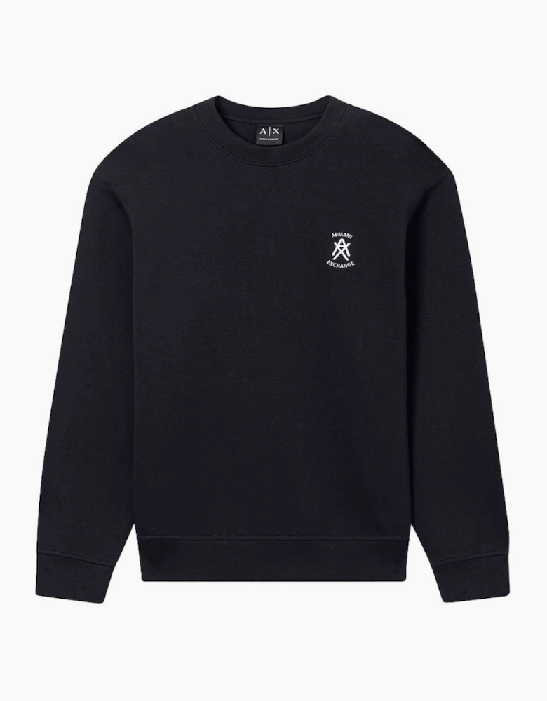 Armani Exchange Sweatshirt AX Logo - Black XM001777 AF10818UC001