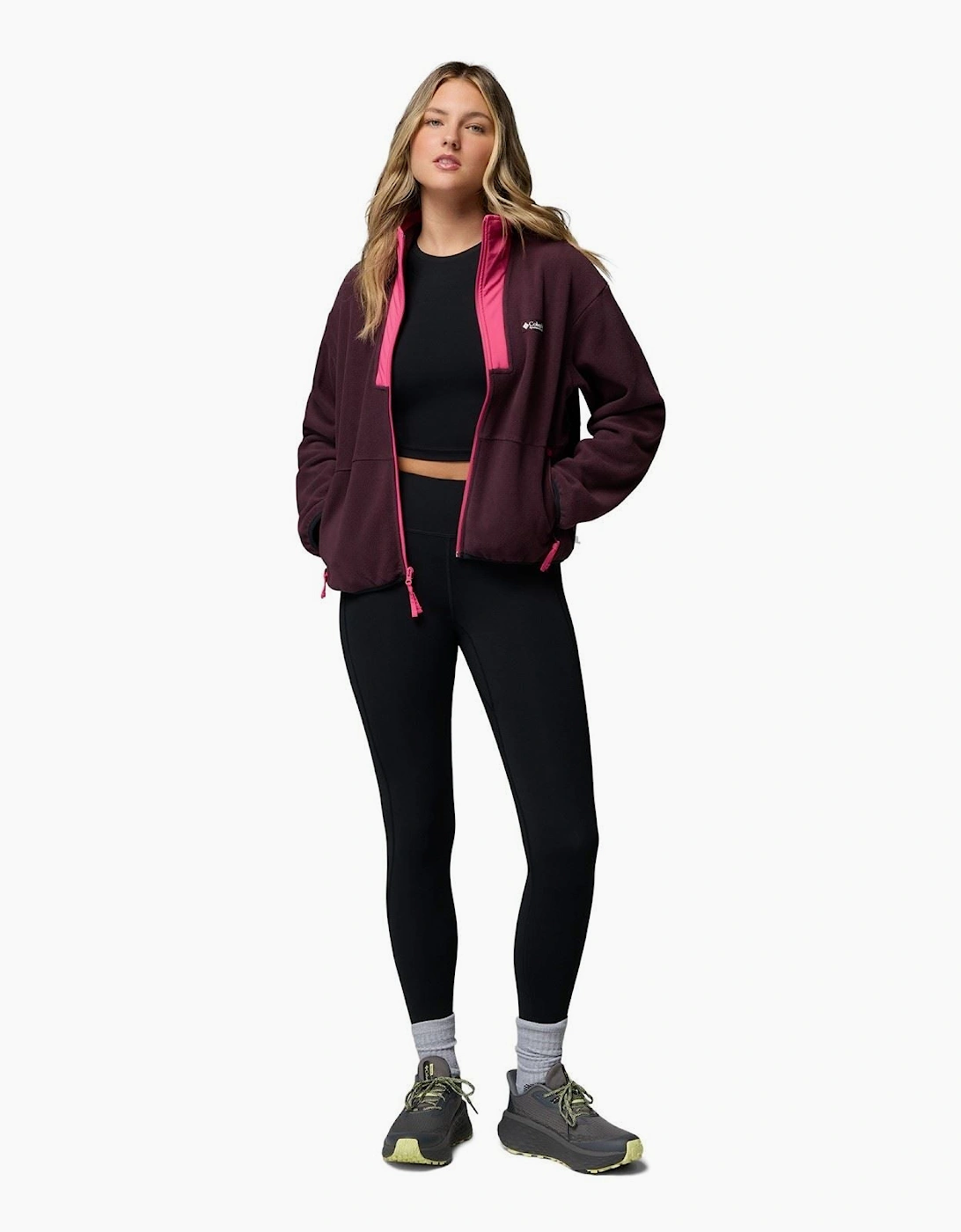 Columbia Sequoia Grove II Full Zip Women's Pink Fleece Jacket
