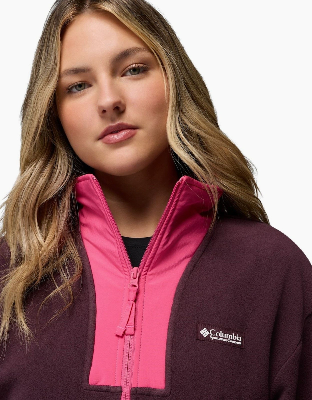Columbia Sequoia Grove II Full Zip Women's Pink Fleece Jacket