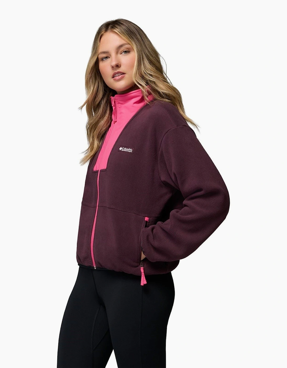 Columbia Sequoia Grove II Full Zip Women's Pink Fleece Jacket