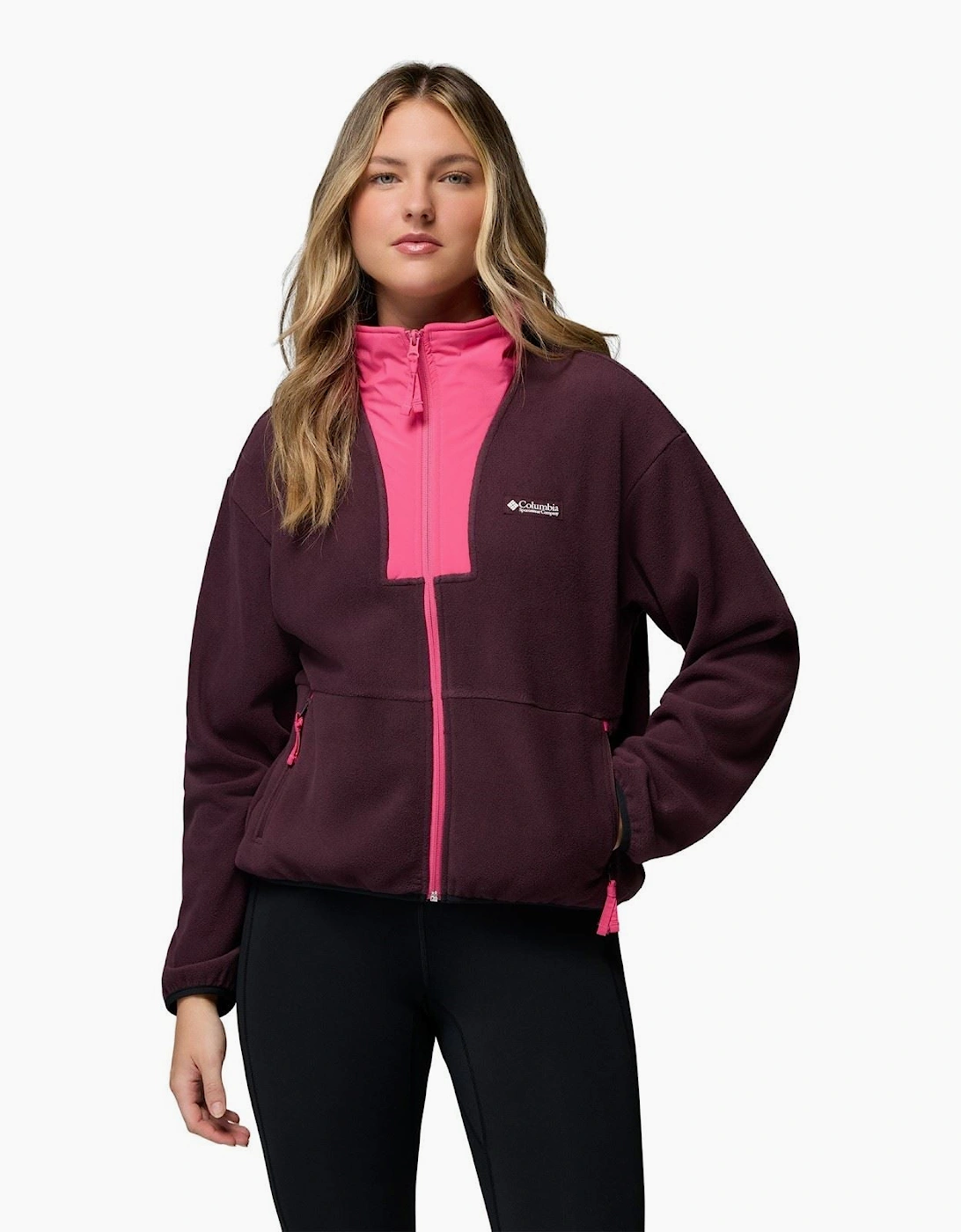 Columbia Sequoia Grove II Full Zip Women's Pink Fleece Jacket