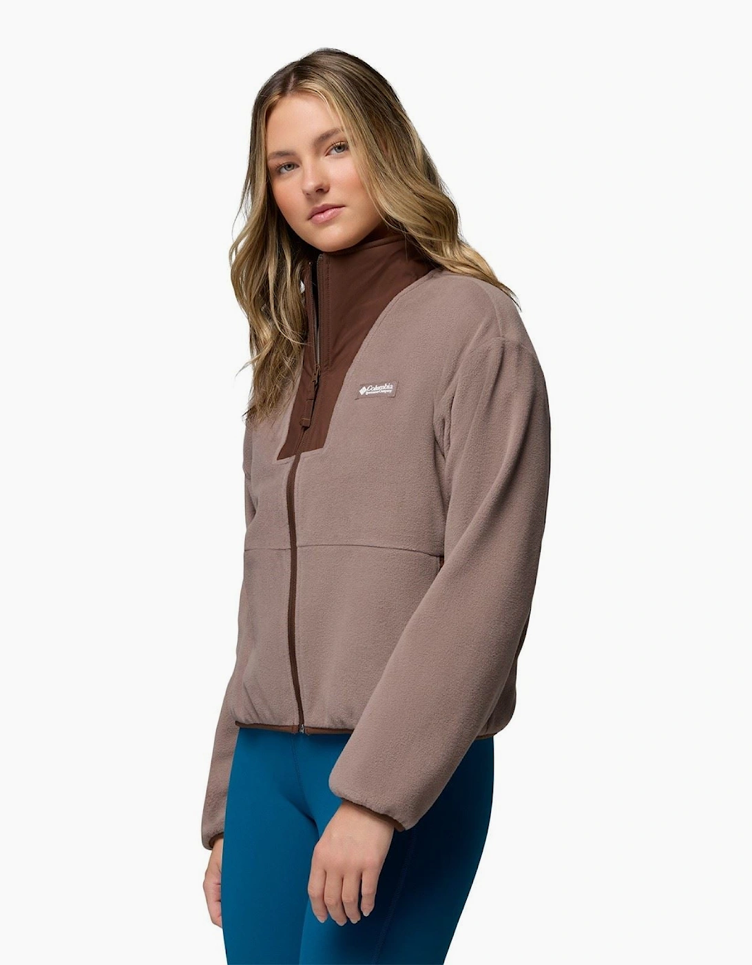 Columbia Sequoia Grove II Full Zip Women's Brown Fleece Jacket