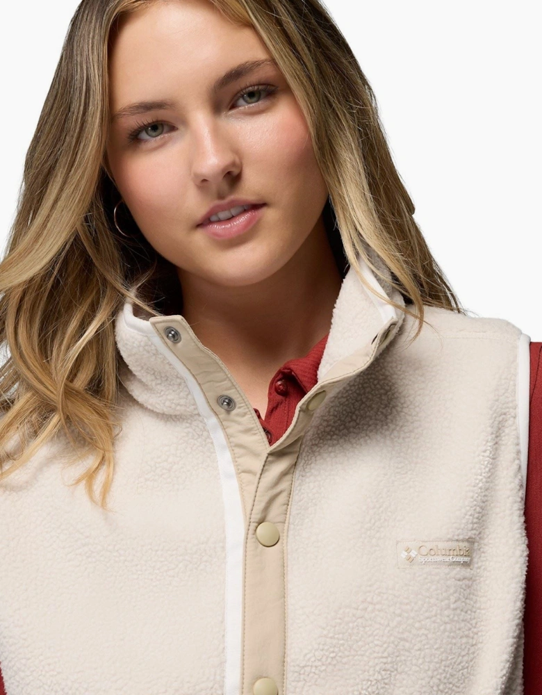 Columbia Helvetia Vest Women's Beige Gilet