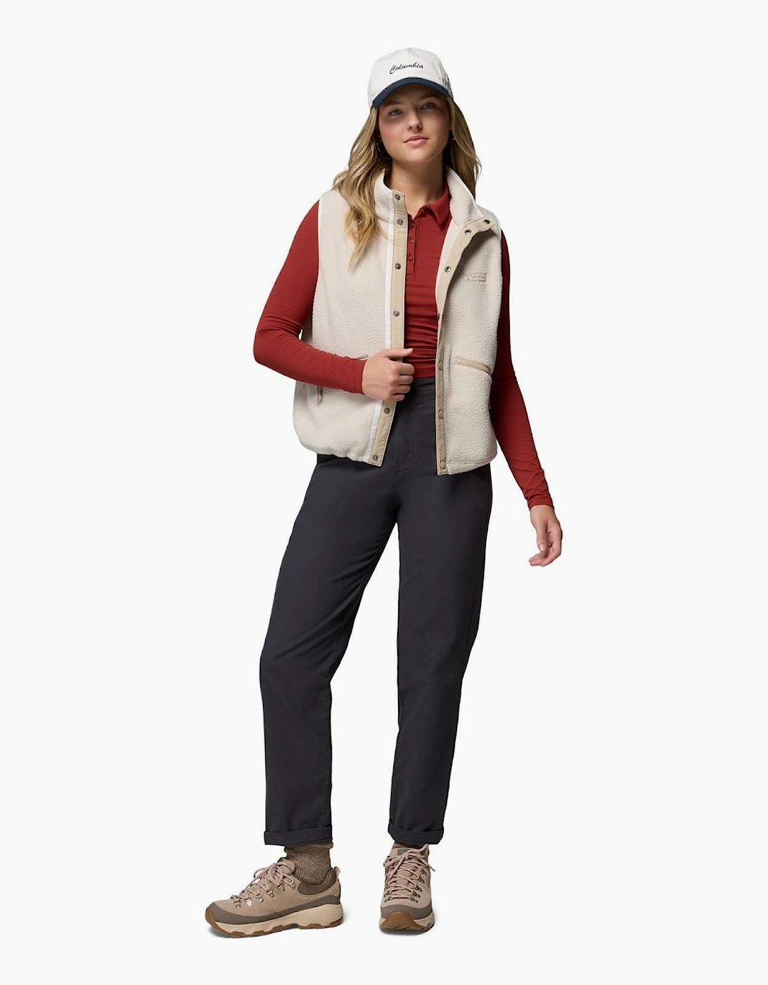 Columbia Helvetia Vest Women's Beige Gilet