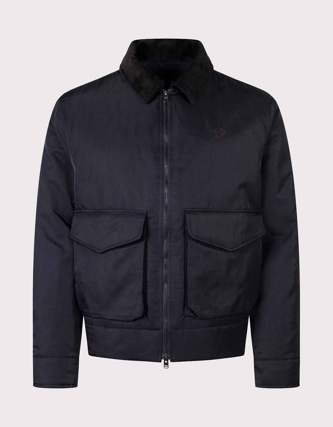 Regular Fit Nylon Caban Jacket