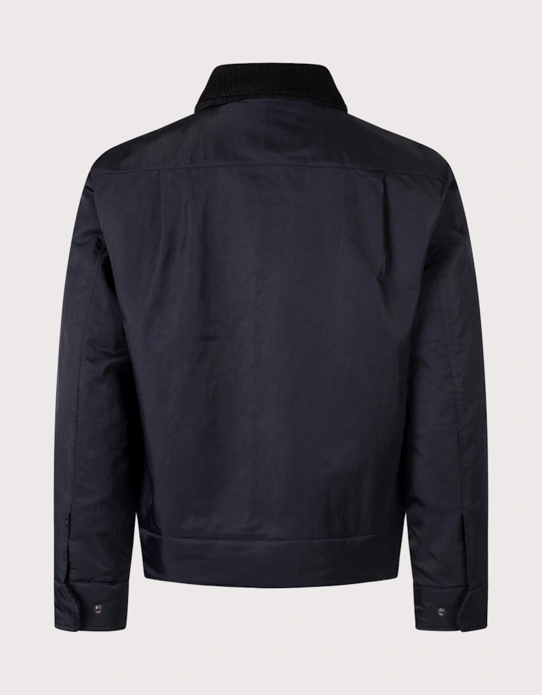 Regular Fit Nylon Caban Jacket
