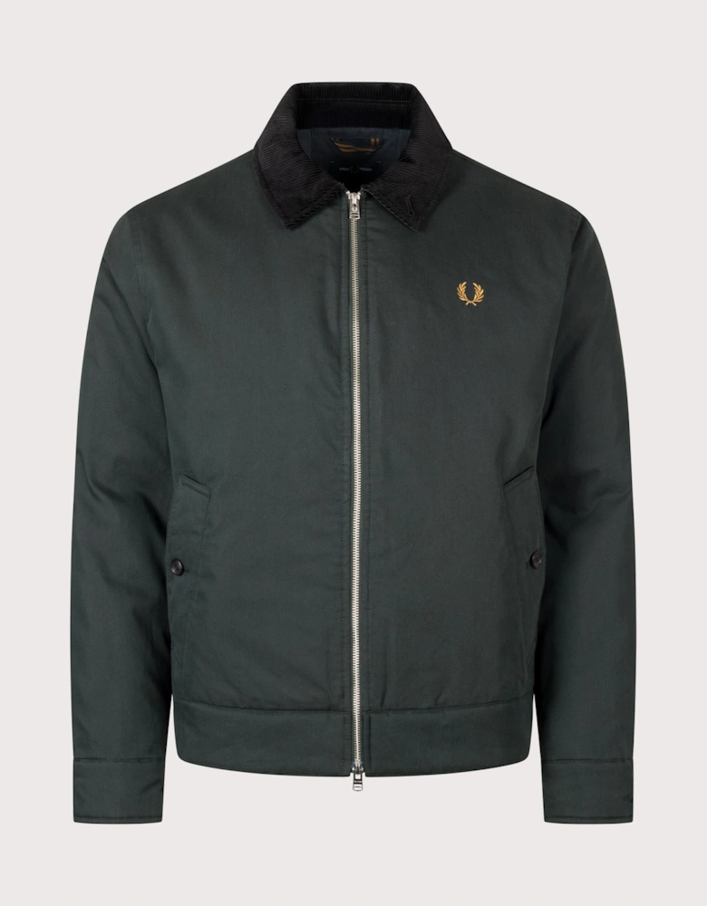 Regular Fit Cotton Caban Jacket